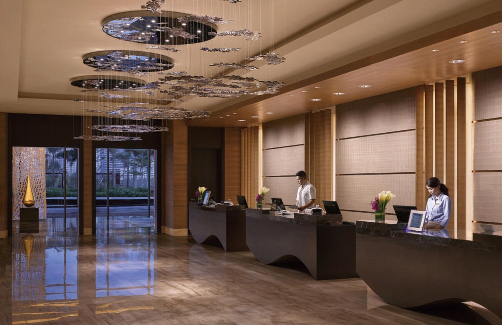 酒店大堂接待区